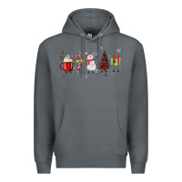 Rock Cartoon Christmas Characters Premium Hoodie - MaliasSmallBusiness