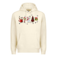 Sandshell Cartoon Christmas Characters Premium Hoodie - MaliasSmallBusiness