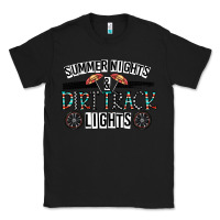 Black summer night & dirt track lights Classic Tee - CowhideDigitalArt