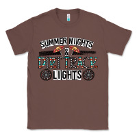 Chestnut summer night & dirt track lights Classic Tee - CowhideDigitalArt