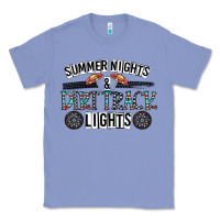Colony Blue summer night & dirt track lights Classic Tee - CowhideDigitalArt
