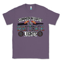 Lavender summer night & dirt track lights Classic Tee - CowhideDigitalArt