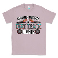 Lilac summer night & dirt track lights Classic Tee - CowhideDigitalArt