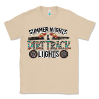 Mushroom summer night & dirt track lights Classic Tee - CowhideDigitalArt