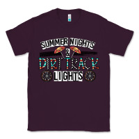 Plum summer night & dirt track lights Classic Tee - CowhideDigitalArt