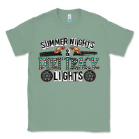 Sage summer night & dirt track lights Classic Tee - CowhideDigitalArt
