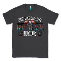 Smoke summer night & dirt track lights Classic Tee - CowhideDigitalArt