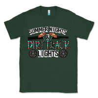 Sports Green summer night & dirt track lights Classic Tee - CowhideDigitalArt
