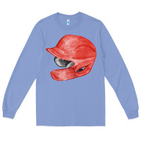 Colony Blue red baseball batting helmet fa element Long Sleeve Tee - FaDigitalArtStudio