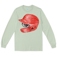 Matcha red baseball batting helmet fa element Long Sleeve Tee - FaDigitalArtStudio