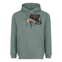 Sage Atlantic Sailfish Illustrations Heavyweight Hoodie - LillyAllenDesigns