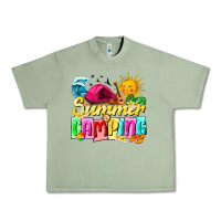 Oil Green summer camping Urban Heavy Tee - texasbilliewilder