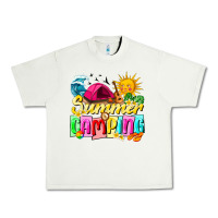 Pistachio summer camping Urban Heavy Tee - texasbilliewilder