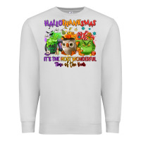 Dove Grey Hallothanksmas Premium Sweatshirt - NancyCooperArtShop