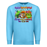 Ocean Blue Hallothanksmas Premium Sweatshirt - NancyCooperArtShop