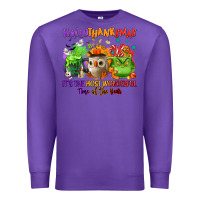 Purple Hallothanksmas Premium Sweatshirt - NancyCooperArtShop