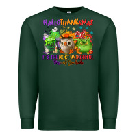 Sports Green Hallothanksmas Premium Sweatshirt - NancyCooperArtShop