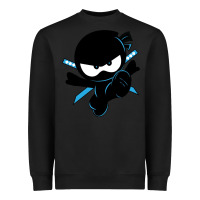 Black ninja kid Heavyweight Sweatshirt - Unal Design