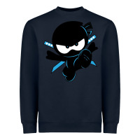 Navy ninja kid Heavyweight Sweatshirt - Unal Design