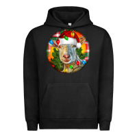 Pigment Black Saanen Goat Christmas Urban Hoodie - LillyAllenDesigns