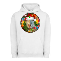 Pigment Lunar Rock Saanen Goat Christmas Urban Hoodie - LillyAllenDesigns