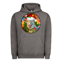Pigment Tornado Saanen Goat Christmas Urban Hoodie - LillyAllenDesigns