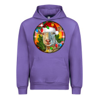 Tulip Saanen Goat Christmas Urban Hoodie - LillyAllenDesigns