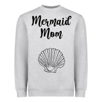 Heather Grey Mermaid mom Heavyweight Sweatshirt - Unal Design