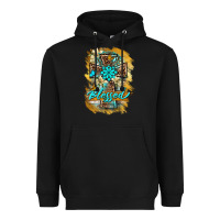 Black western cross blessed lily butterfly Heavyweight Hoodie - BarkalooDesign