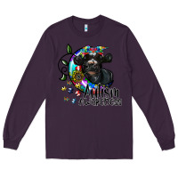 Plum autism awareness Long Sleeve Tee - SublimationCraftShop