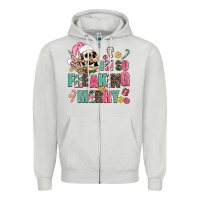 Dove Grey i m so freaking merry Zipper Hoodie - AdoDesignShop