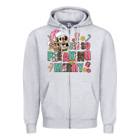 Heather Grey i m so freaking merry Zipper Hoodie - AdoDesignShop