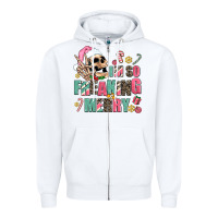 White i m so freaking merry Zipper Hoodie - AdoDesignShop
