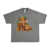 Tornado highland cow family Urban Heavy Tee - RanaPortraitStore