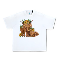 White highland cow family Urban Heavy Tee - RanaPortraitStore