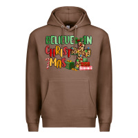 Chestnut believe in christmas Premium Hoodie - MaliasSmallBusiness