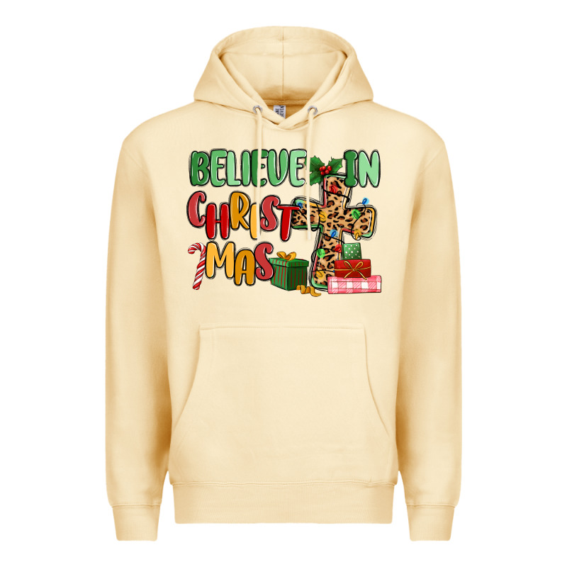 Believe In Christmas Premium Hoodie by MaliasSmallBusiness | Teevron