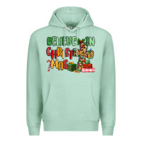 Seafoam believe in christmas Premium Hoodie - MaliasSmallBusiness