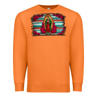 Carrot lady of guadalupe serape and roses Premium Sweatshirt - Jasminsmagicworld