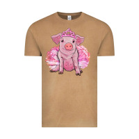 Vintage Camel Balerina pig with tutu Vintage Tee - RanaPortraitStore