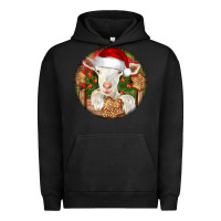 Pigment Black Baby Cashmere Goat Christmas Urban Hoodie - LillyAllenDesigns
