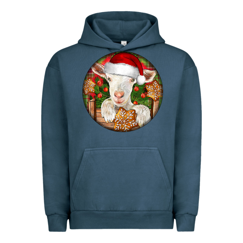 Baby Cashmere Goat Christmas Urban Hoodie by LillyAllenDesigns | Teevron