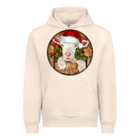 Sandshell Baby Cashmere Goat Christmas Urban Hoodie - LillyAllenDesigns