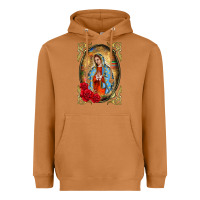 Meerkat our lady of guadalupe frame Heavyweight Hoodie - BarkalooDesign