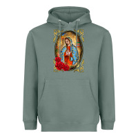 Our Lady Of Guadalupe Frame Heavyweight Hoodie | Teevron