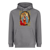 Storm our lady of guadalupe frame Heavyweight Hoodie - BarkalooDesign