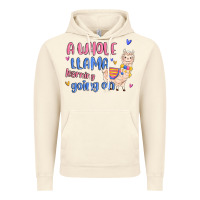 Vintage Artic a whole llama learning going on Vintage Hoodie - MaliasSmallBusiness