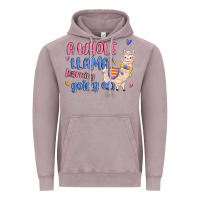 Vintage Zinc a whole llama learning going on Vintage Hoodie - MaliasSmallBusiness