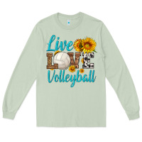 Matcha live love volleyball Long Sleeve Tee - HRA Design Shop