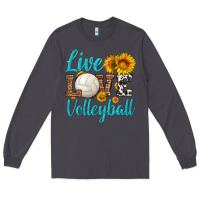 Smoke live love volleyball Long Sleeve Tee - HRA Design Shop